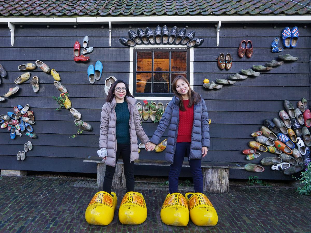 Snap a cute photo with the many giant clogs outside the museum!